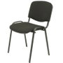 PIQUERAS Y CRESPO Alcaraz Silla Confidente Apilable con Asiento Tapizado ARAN Negro